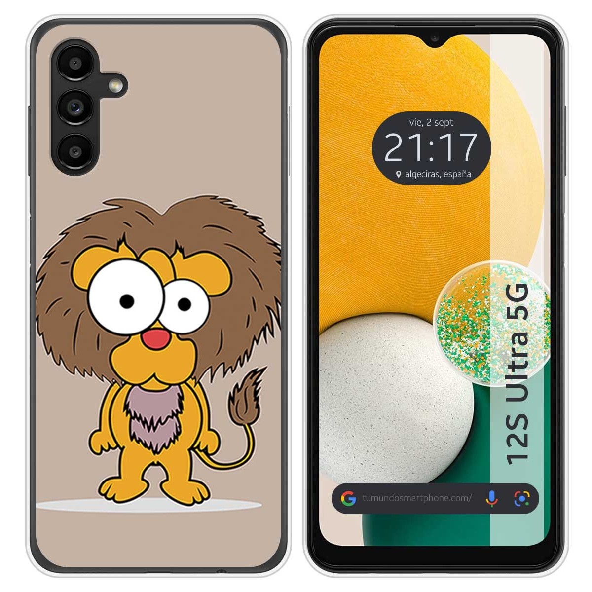 Funda Silicona para Samsung Galaxy A13 5G diseño Leon Dibujos