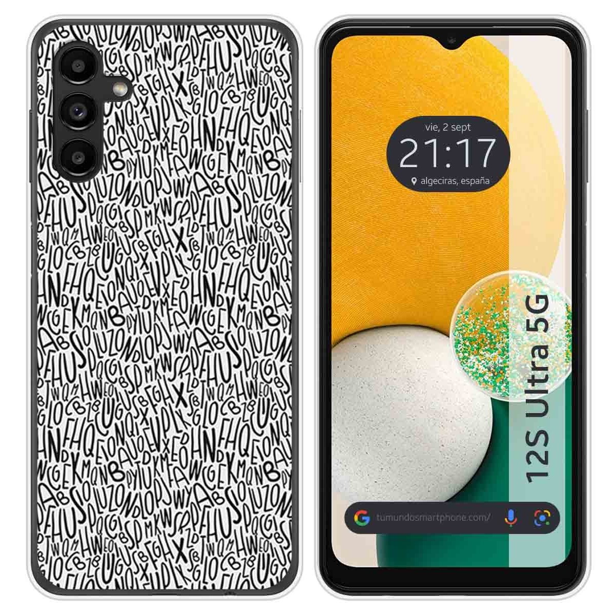 Funda Silicona para Samsung Galaxy A13 5G diseño Letras Dibujos