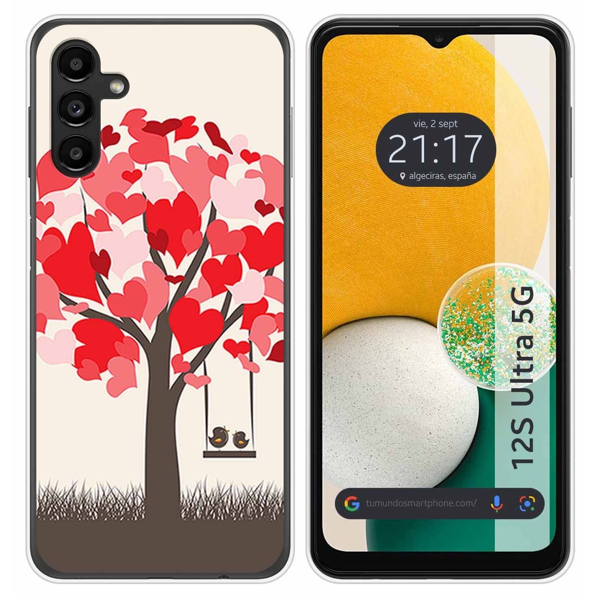 Funda Silicona para Samsung Galaxy A13 5G diseño Pajaritos Dibujos