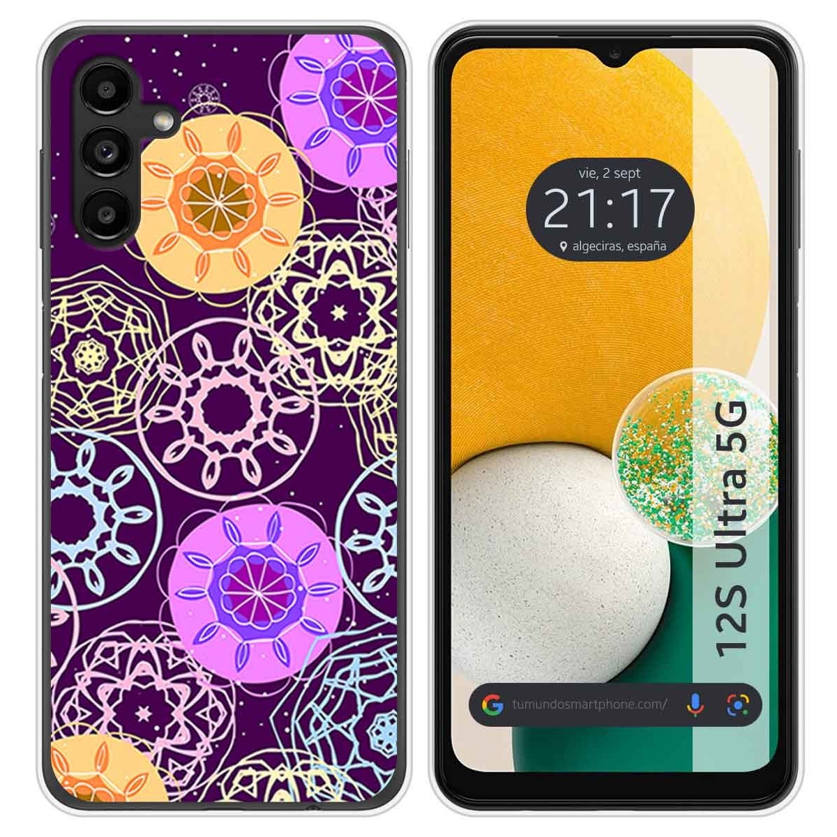 Funda Silicona para Samsung Galaxy A13 5G diseño Radial Dibujos
