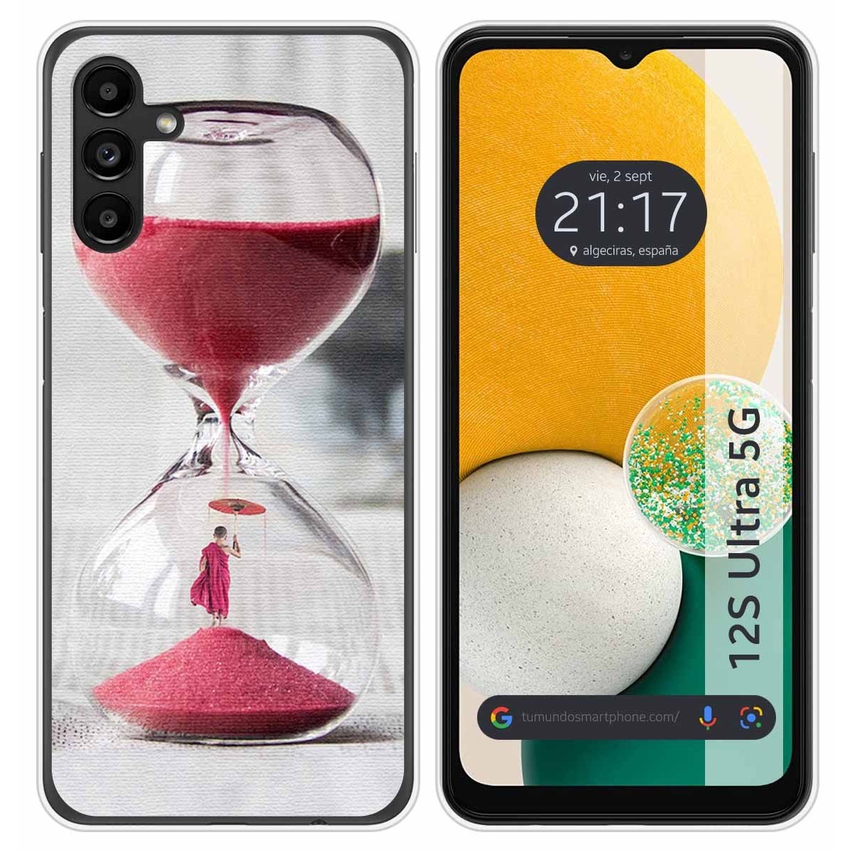 Funda Silicona para Samsung Galaxy A13 5G diseño Reloj Dibujos