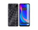 Funda Silicona Transparente para TCL 305i diseño Araña Dibujos
