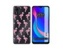 Funda Silicona Transparente para TCL 305i diseño Flamenco Dibujos