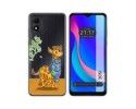 Funda Silicona Transparente para TCL 305i diseño Jirafa Dibujos