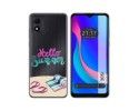 Funda Silicona Transparente para TCL 305i diseño Summer Dibujos