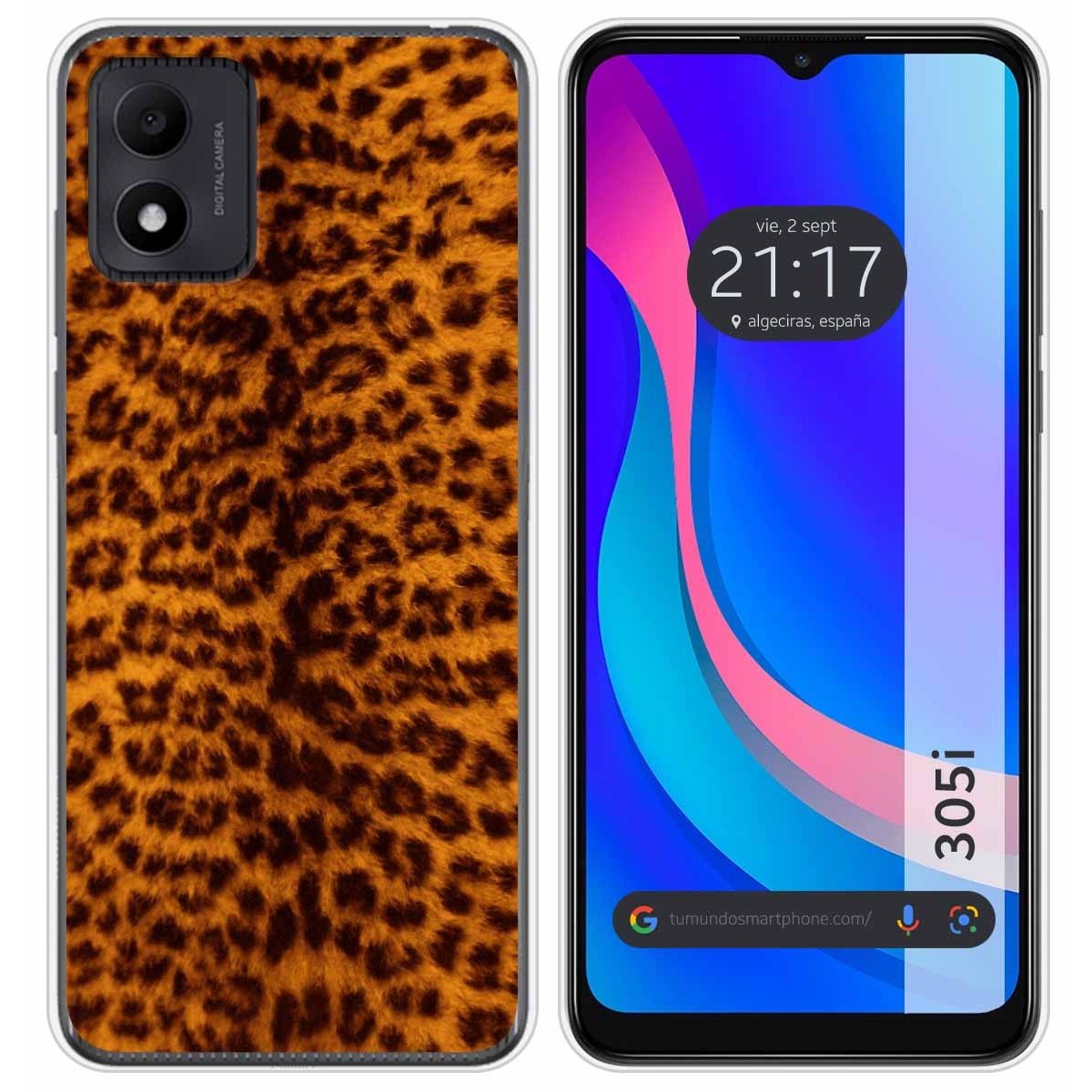 Funda Silicona para TCL 305i diseño Animal 03 Dibujos