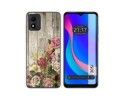 Funda Silicona para TCL 305i diseño Madera 08 Dibujos