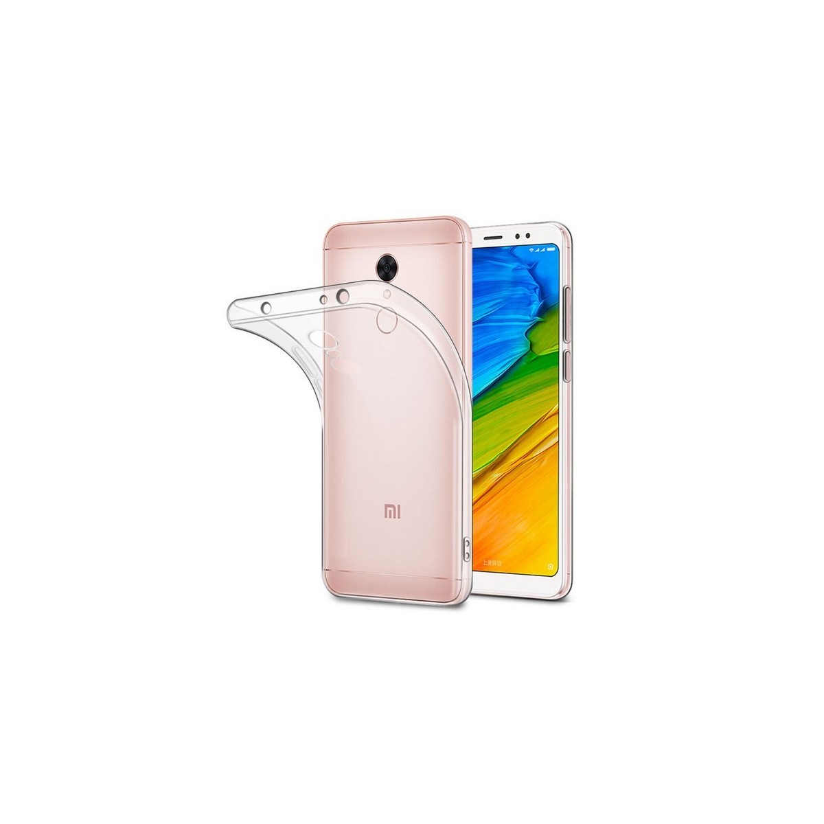 Funda Gel Tpu Fina Ultra-Thin 0,3mm Transparente para Xiaomi Redmi 5 Plus