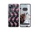Funda Silicona Transparente para Xiaomi 12T / 12T Pro 5G diseño Flamenco Dibujos