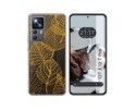 Funda Silicona Transparente para Xiaomi 12T / 12T Pro 5G diseño Hojas Dibujos