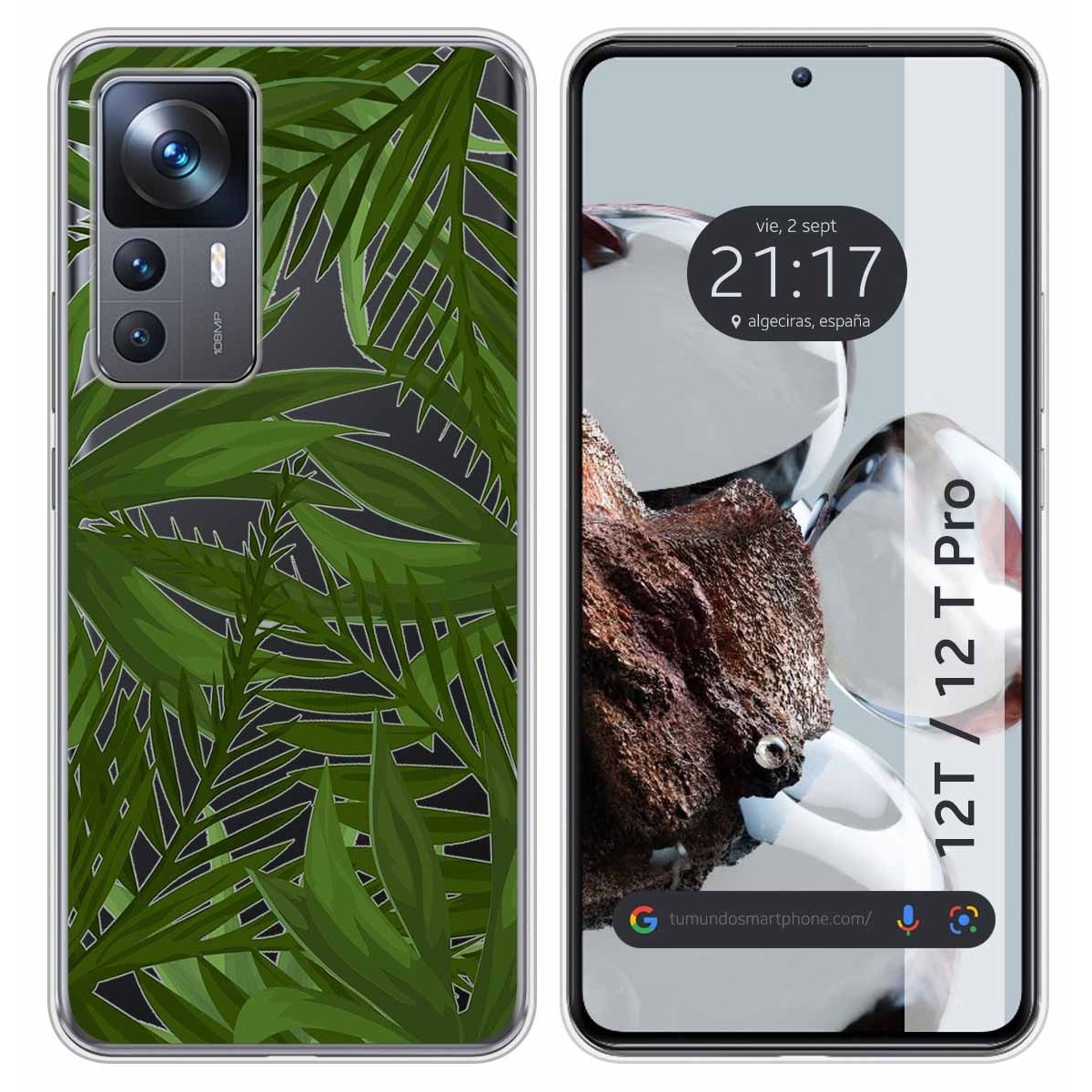 Funda Silicona Transparente para Xiaomi 12T / 12T Pro 5G diseño Jungla Dibujos