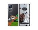 Funda Silicona Transparente para Xiaomi 12T / 12T Pro 5G diseño Panda Dibujos