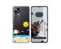 Funda Silicona Transparente para Xiaomi 12T / 12T Pro 5G diseño Playa Dibujos