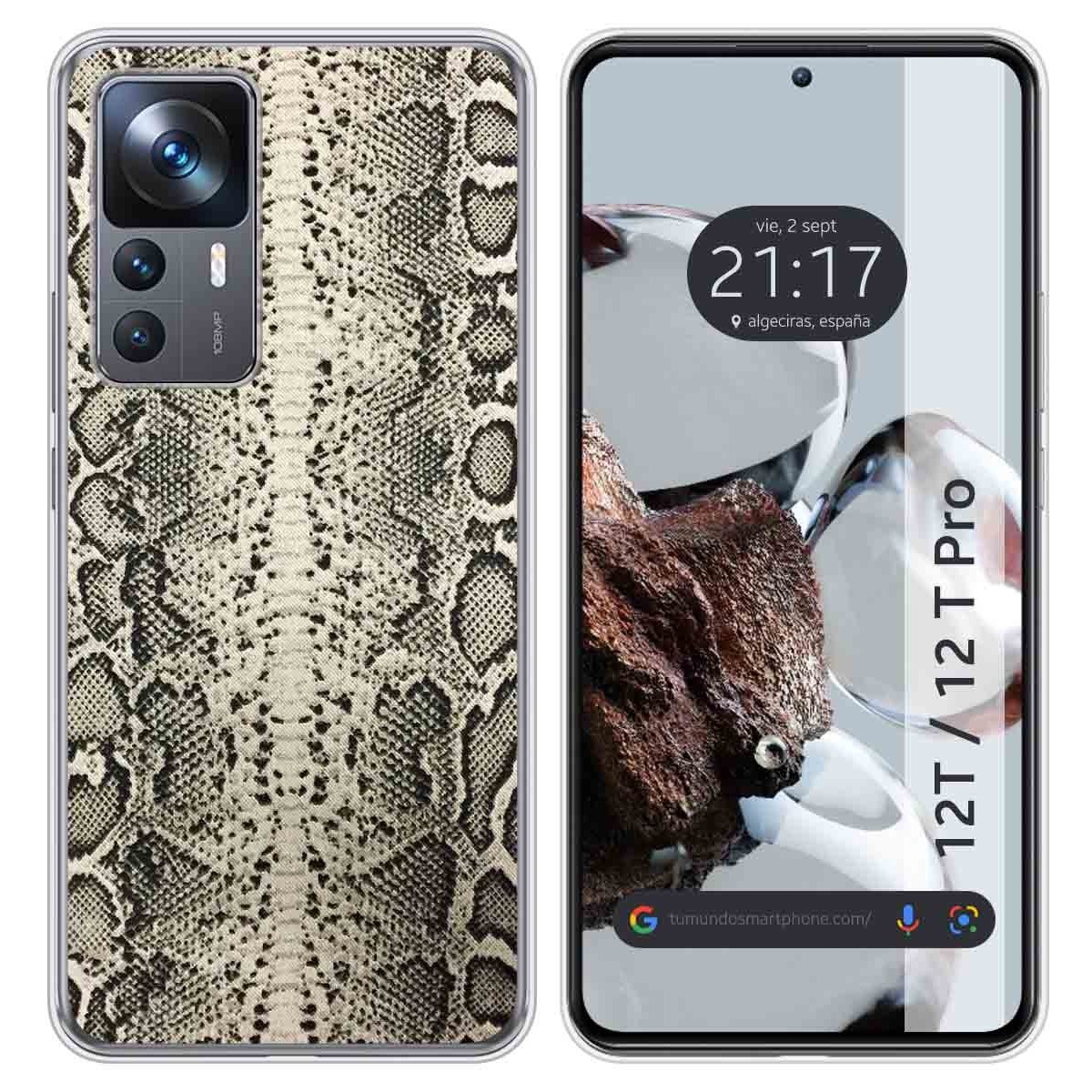 Funda Silicona para Xiaomi 12T / 12T Pro 5G diseño Animal 01 Dibujos