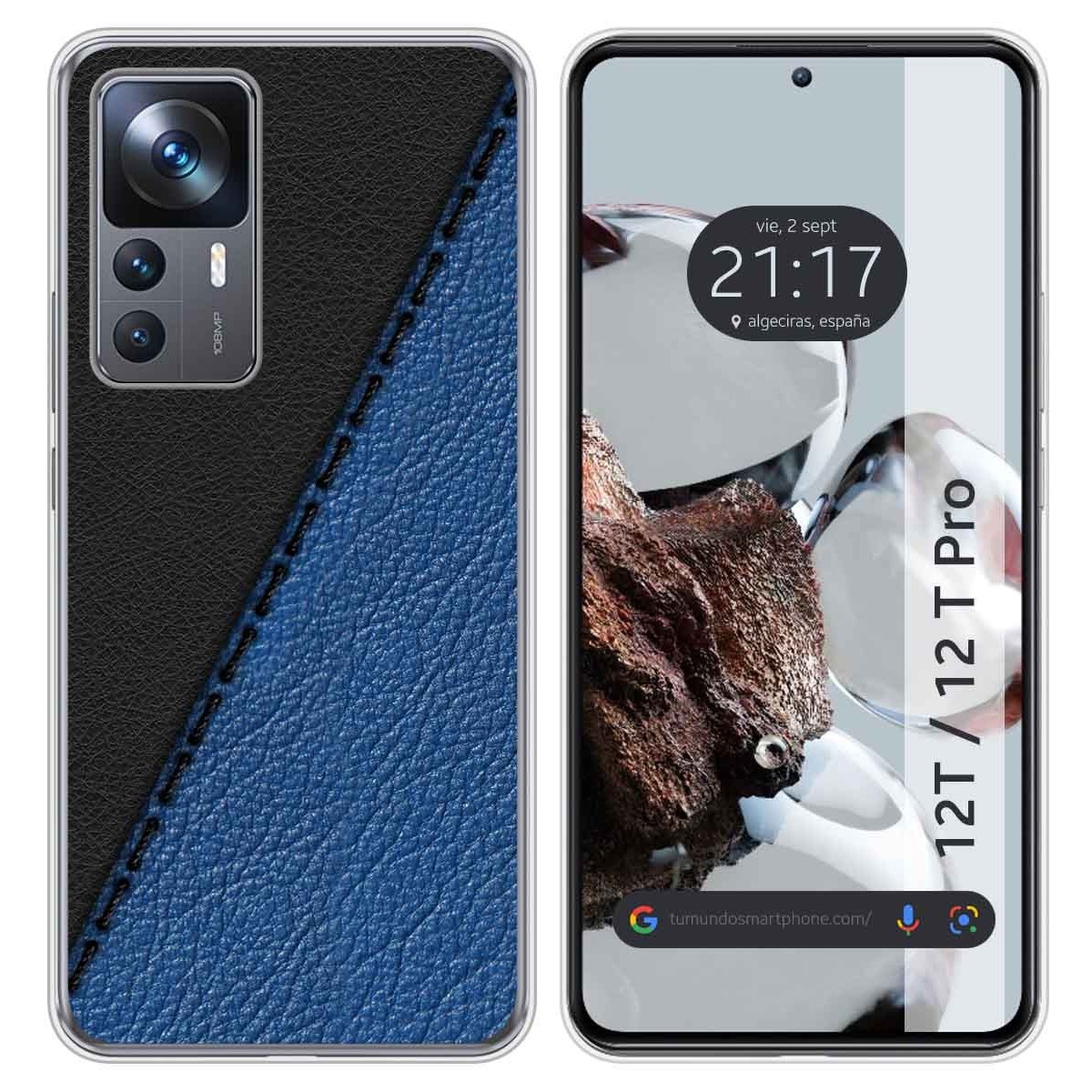 Funda Silicona para Xiaomi 12T / 12T Pro 5G diseño Cuero 02 Dibujos