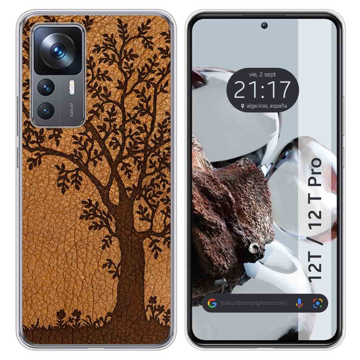 Funda Silicona para Xiaomi 12T / 12T Pro 5G diseño Cuero 03 Dibujos