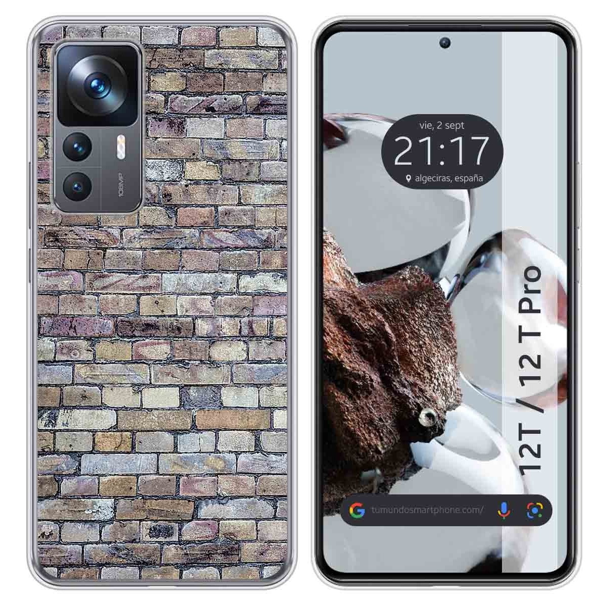 Funda Silicona para Xiaomi 12T / 12T Pro 5G diseño Ladrillo 02 Dibujos