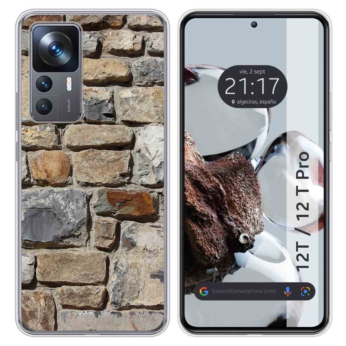 Funda Silicona para Xiaomi 12T / 12T Pro 5G diseño Ladrillo 03 Dibujos