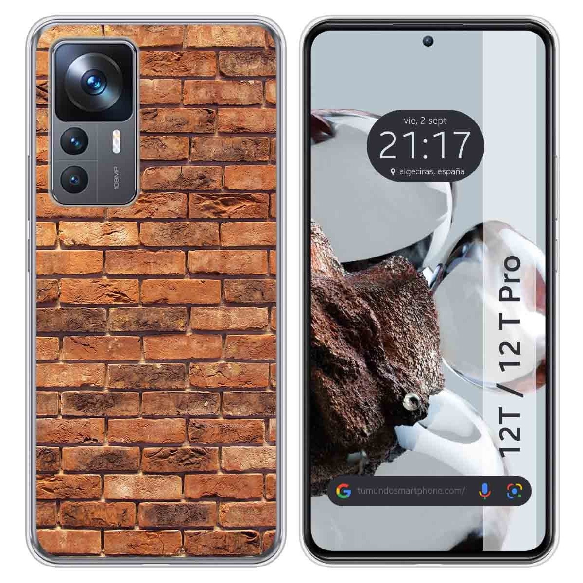 Funda Silicona para Xiaomi 12T / 12T Pro 5G diseño Ladrillo 04 Dibujos