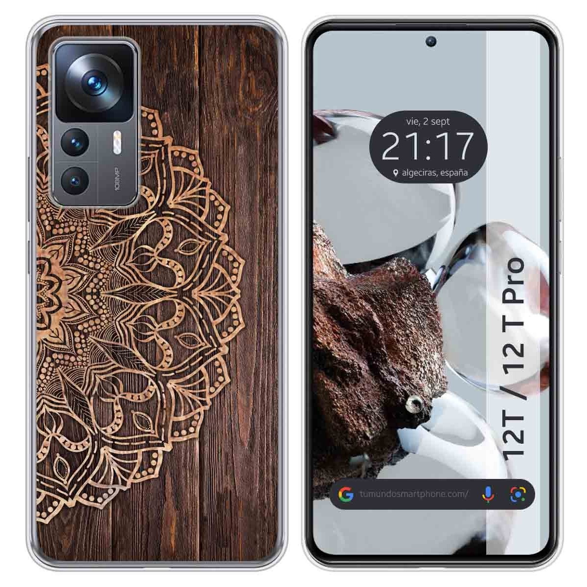 Funda Silicona para Xiaomi 12T / 12T Pro 5G diseño Madera 06 Dibujos