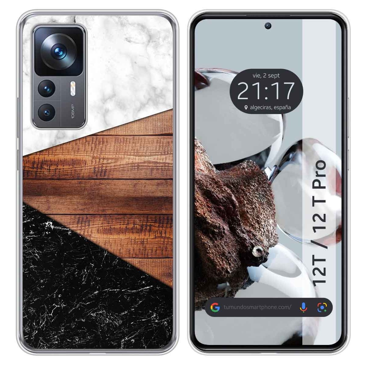 Funda Silicona para Xiaomi 12T / 12T Pro 5G diseño Mármol 11 Dibujos