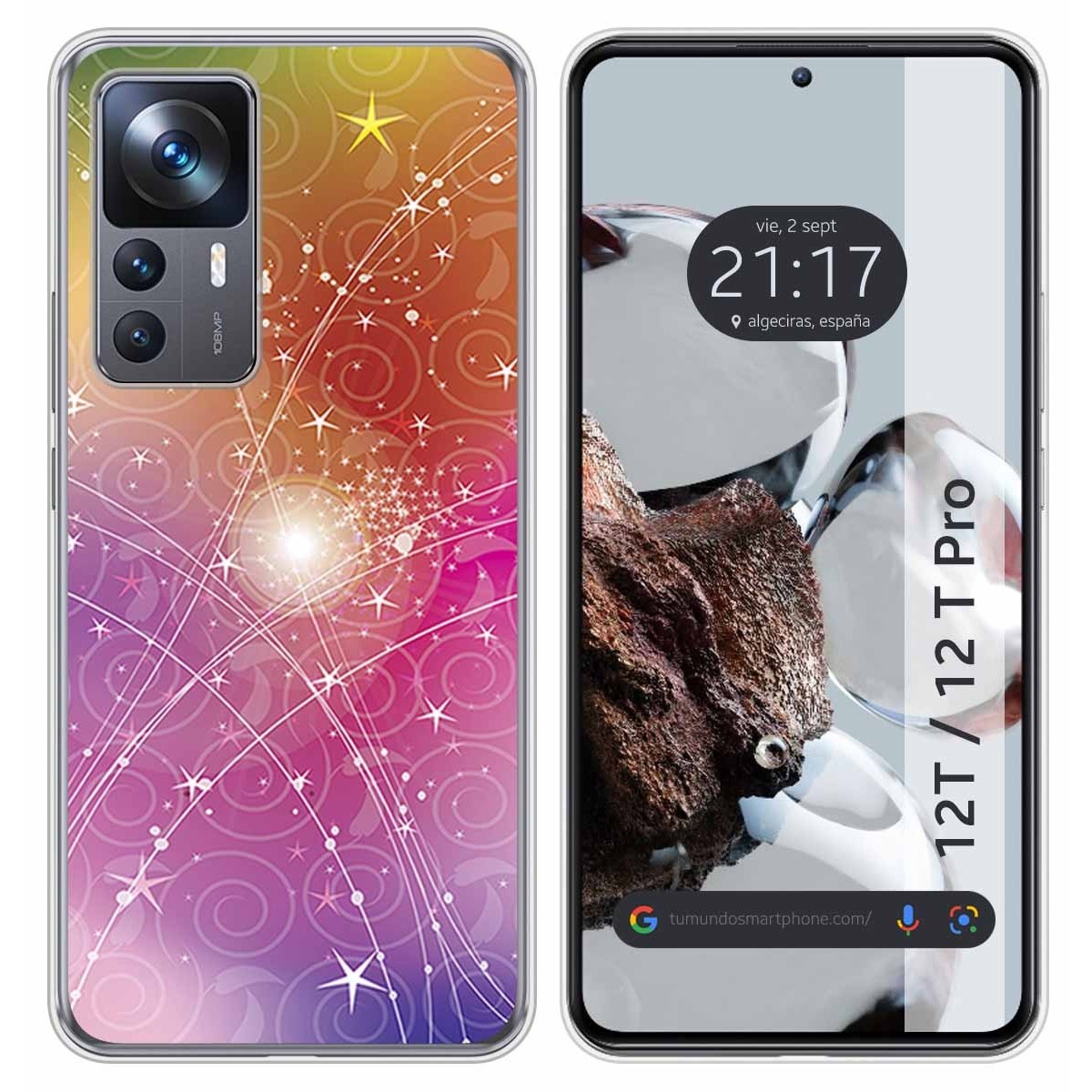 Funda Silicona para Xiaomi 12T / 12T Pro 5G diseño Abstracto Dibujos