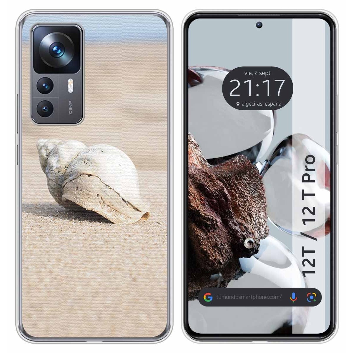 Funda Silicona para Xiaomi 12T / 12T Pro 5G diseño Concha Dibujos