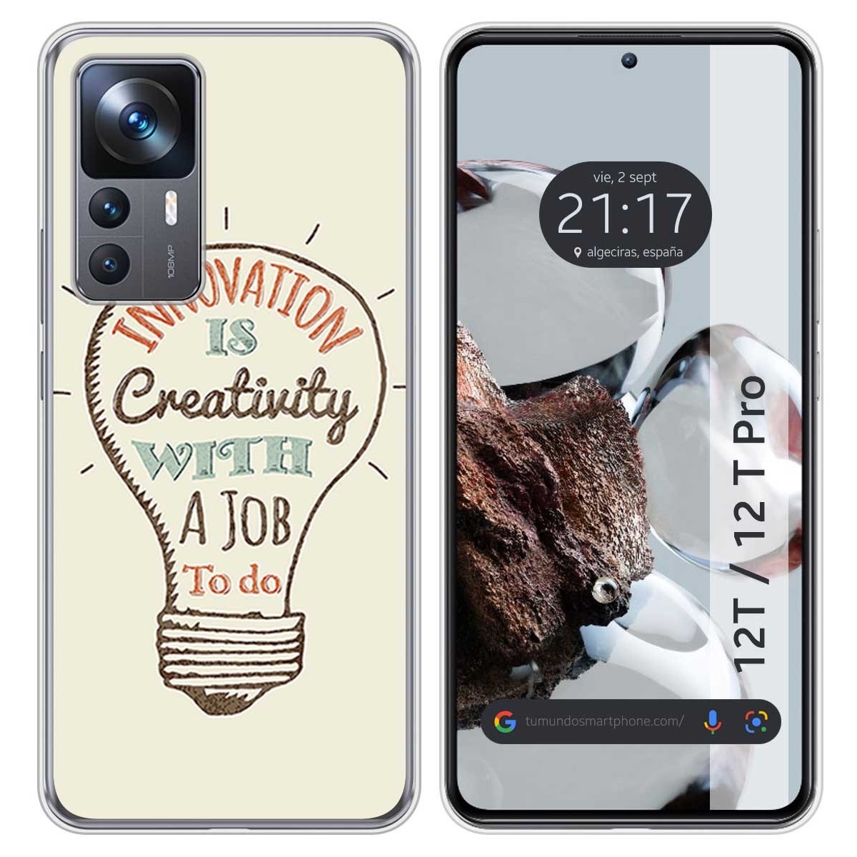 Funda Silicona para Xiaomi 12T / 12T Pro 5G diseño Creativity Dibujos