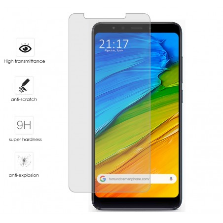 Protector Cristal Templado para Xiaomi Redmi 5 Plus Vidrio
