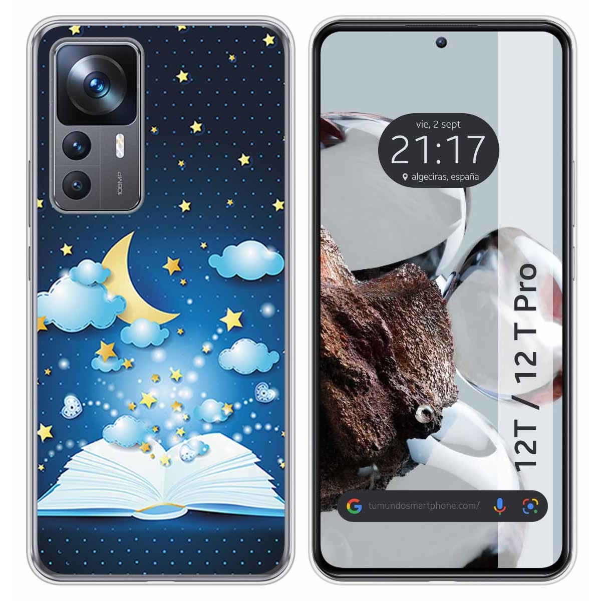 Funda Silicona para Xiaomi 12T / 12T Pro 5G diseño Libro Cuentos Dibujos