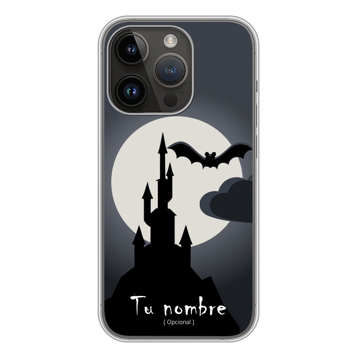 Funda Silicona diseño Halloween Castillo Terrorífico