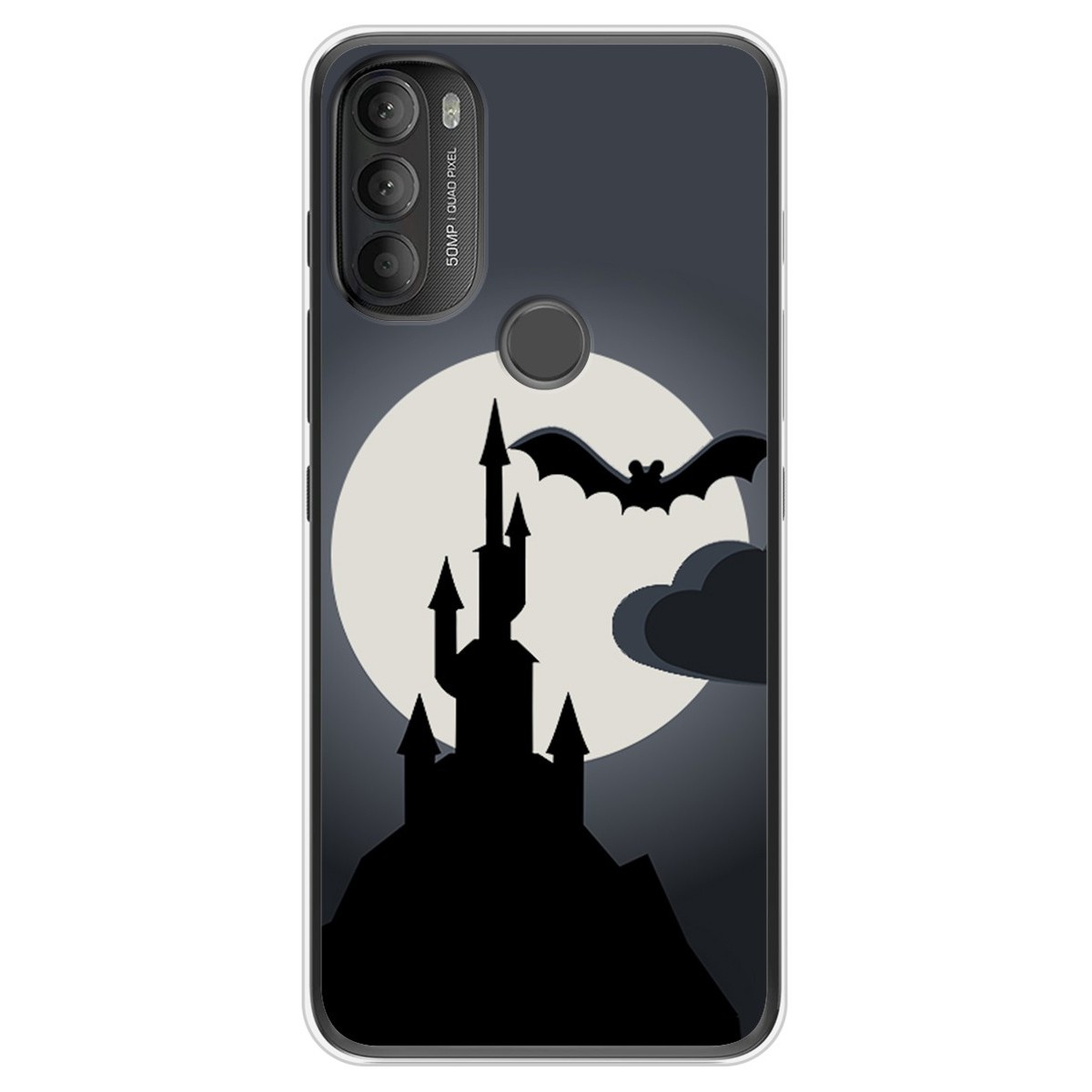 Funda Silicona diseño Halloween Castillo Terrorífico