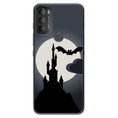 Funda Silicona diseño Halloween Castillo Terrorífico
