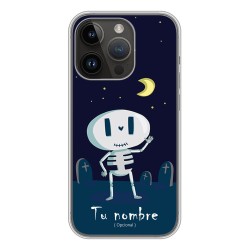 Funda Silicona diseño Halloween Esqueleto
