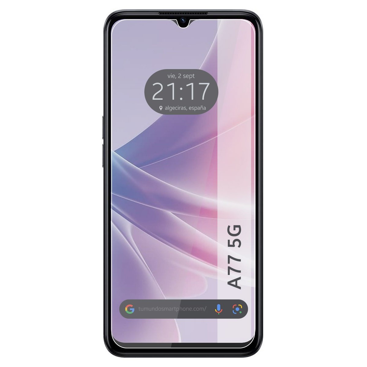 Protector Cristal Templado para Oppo A77 5G Vidrio