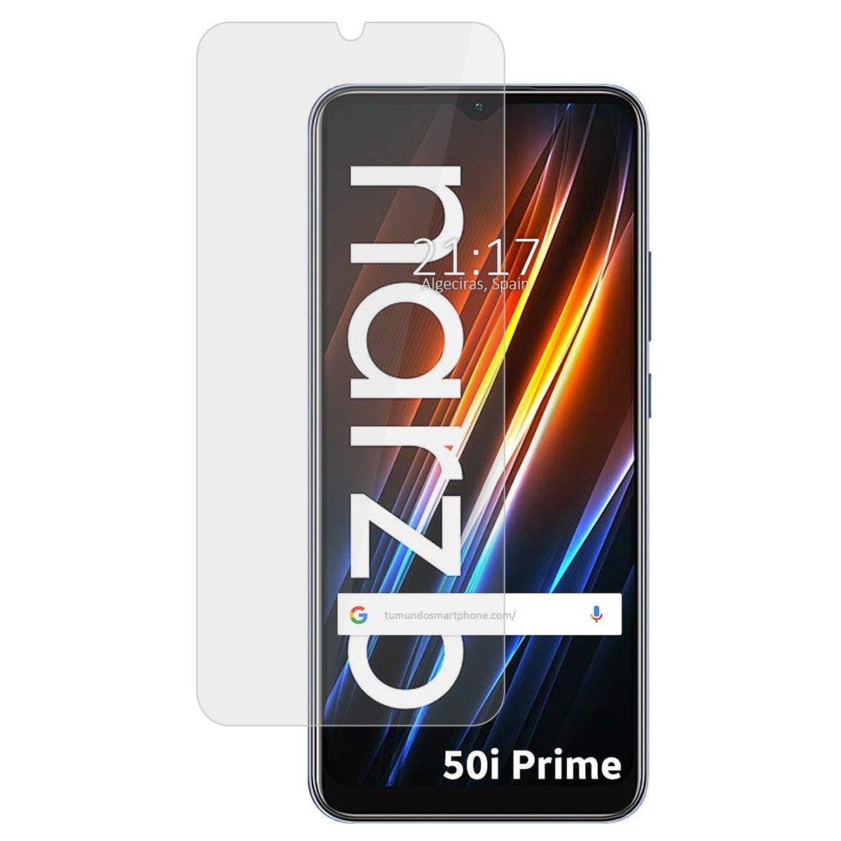 Protector Cristal Templado para Realme Narzo 50i Prime Vidrio
