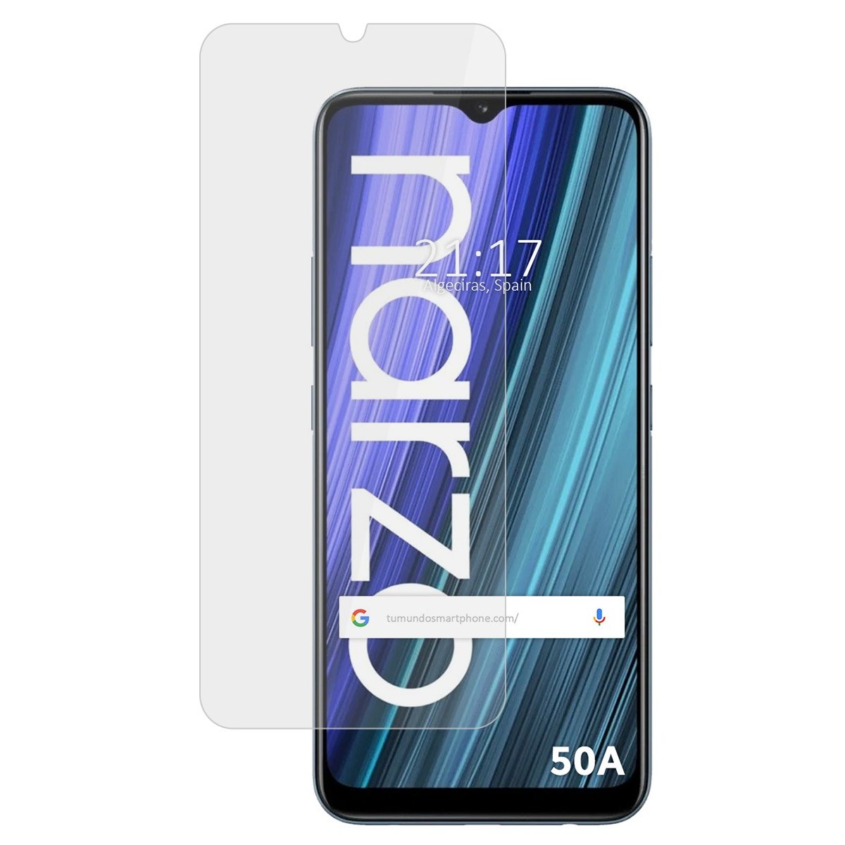 Protector Cristal Templado para Realme Narzo 50A Vidrio