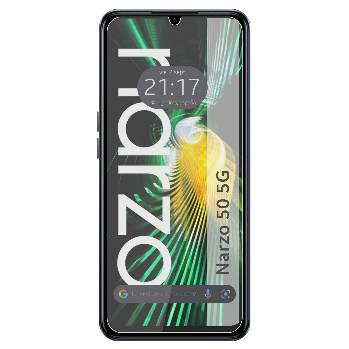 Protector Cristal Templado para Realme Narzo 50 5G Vidrio