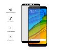 Protector Cristal Templado Frontal Completo Negro para Xiaomi Redmi 5 Vidrio