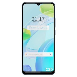 Protector Cristal Templado Completo 5D Full Glue Negro para Realme C30 Vidrio 2