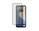 Protector Cristal Templado Completo 5D Full Glue Negro para ZTE Blade A51 Vidrio