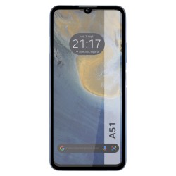 Protector Cristal Templado Completo 5D Full Glue Negro para ZTE Blade A51 Vidrio 2