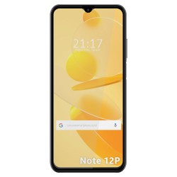 Protector Cristal Templado Completo 5D Full Glue Negro para Ulefone Note 12P Vidrio 2