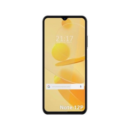 Protector Cristal Templado Completo 5D Full Glue Negro para Ulefone Note 12P Vidrio