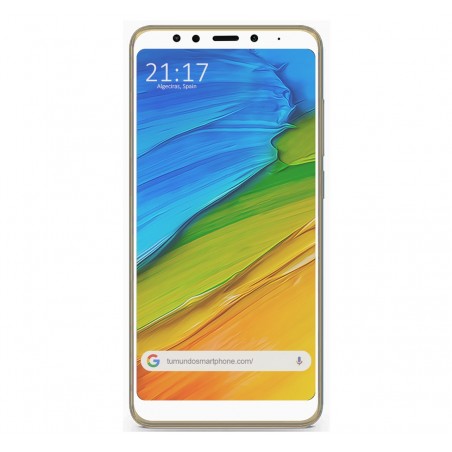 Protector Cristal Templado Frontal Completo Blanco para Xiaomi Redmi 5 Plus Vidrio