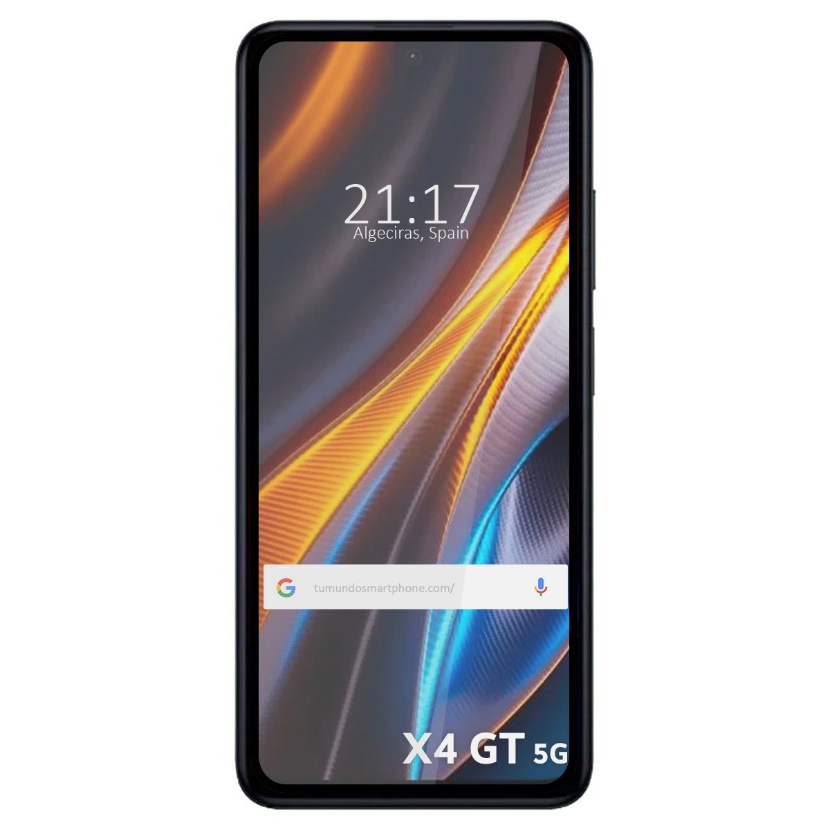 Protector Cristal Templado Completo 5D Full Glue Negro para Xiaomi Poco X4 GT 5G Vidrio