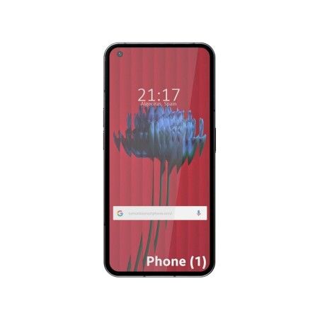 Protector Cristal Templado Completo 5D Full Glue Negro para Nothing Phone 1 Vidrio