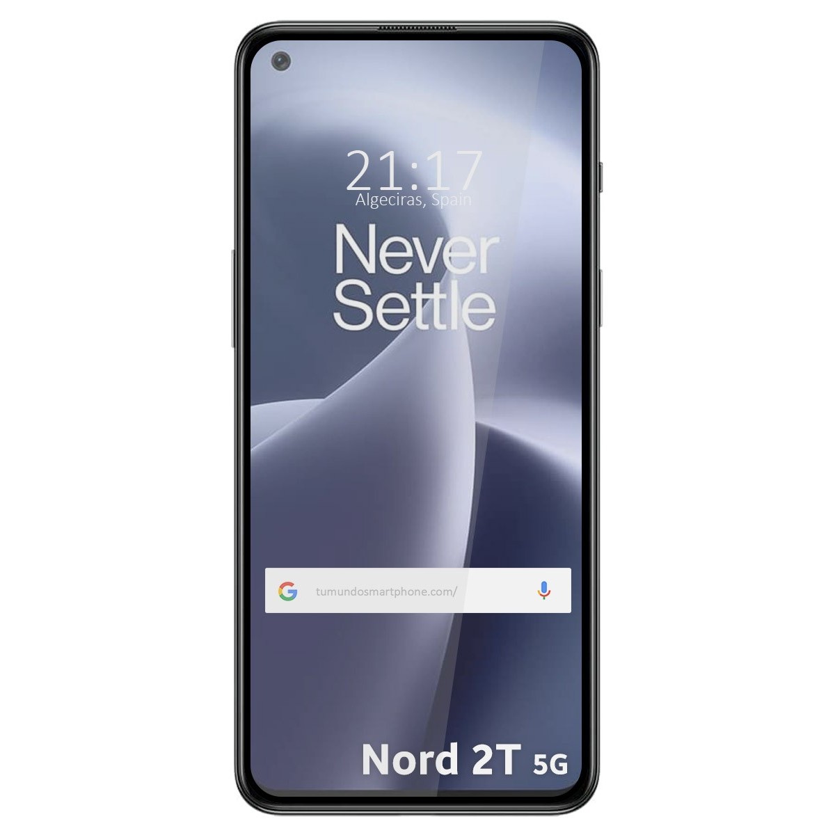 Protector Cristal Templado Completo 5D Full Glue Negro para Oneplus Nord 2T 5G Vidrio