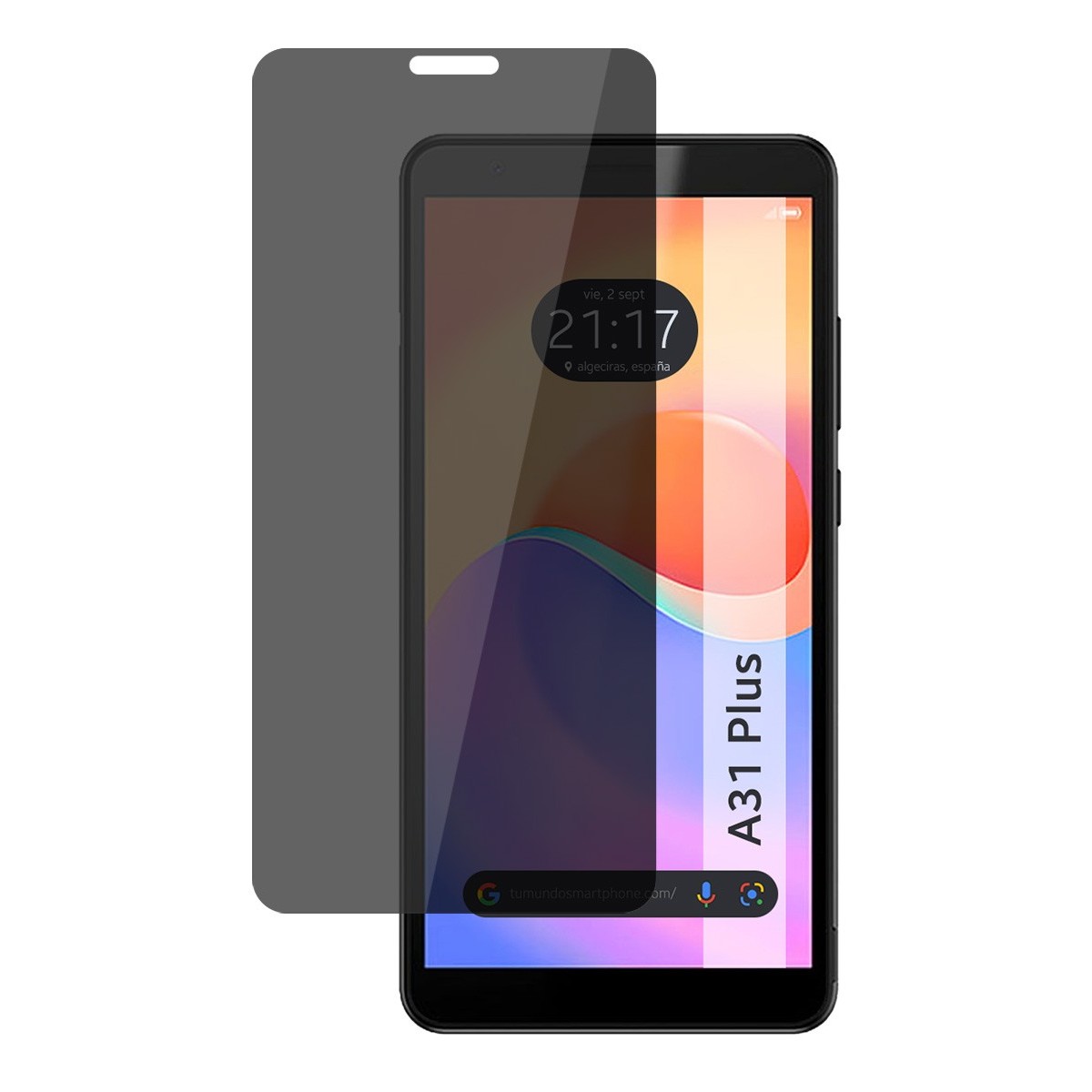 Protector Pantalla Hidrogel Privacidad Antiespías para ZTE Blade A31 Plus