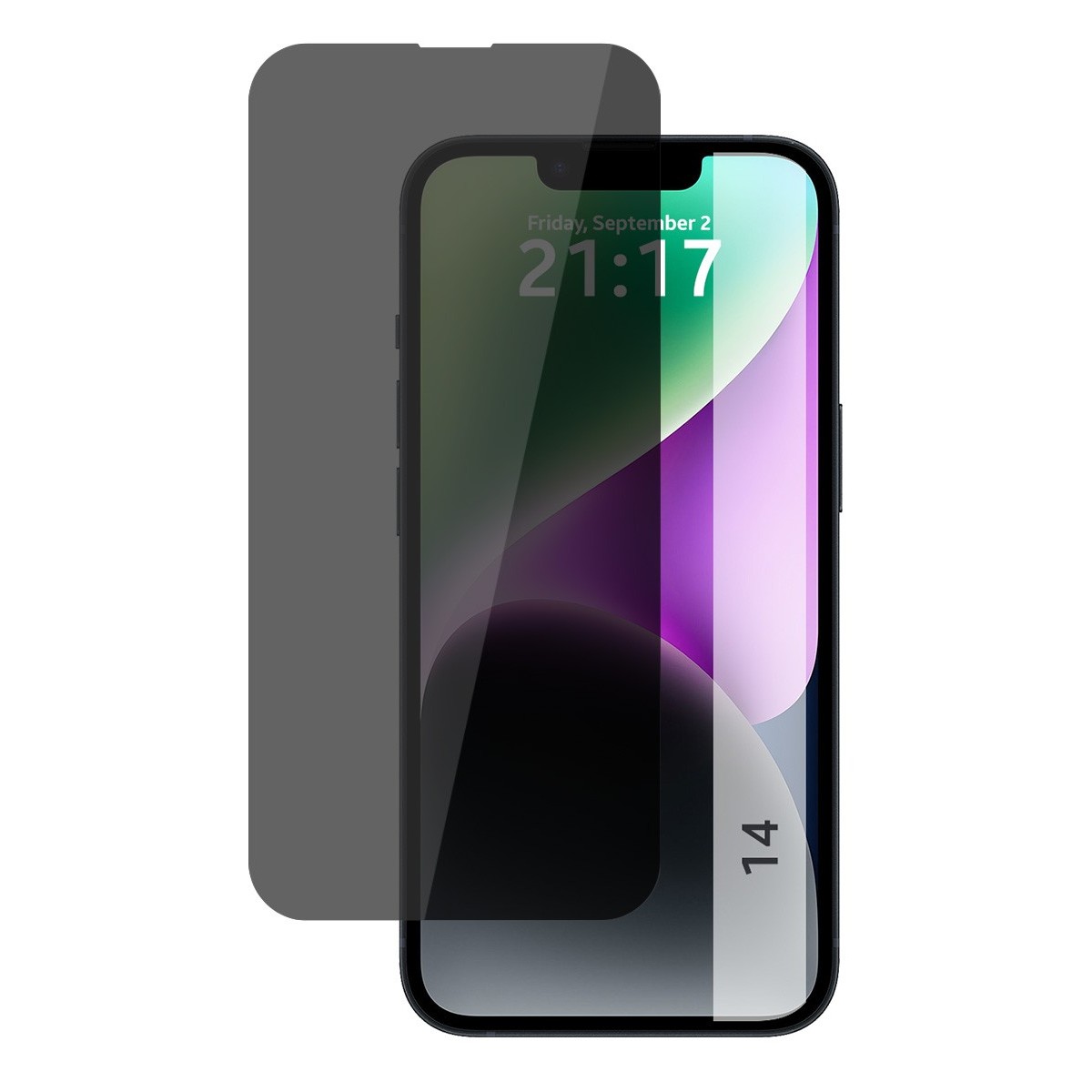 Protector Pantalla Hidrogel Privacidad Antiespías compatible con iPhone 14 (6.1)